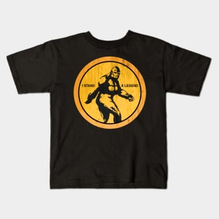 Warning Sign Sasquatch Kids T-Shirt